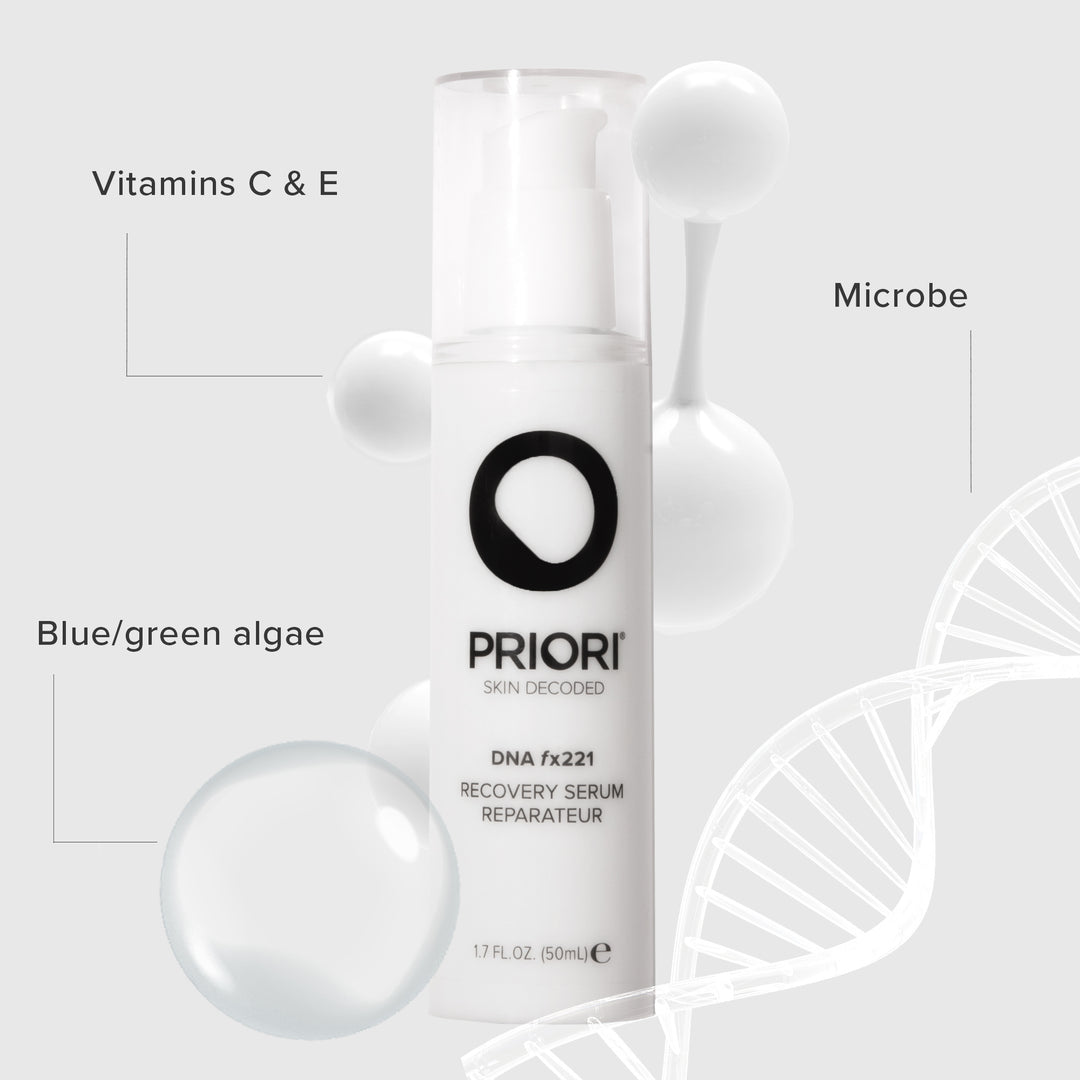 PRIORI DNA Recovery Face Serum Natural Ingredients 2