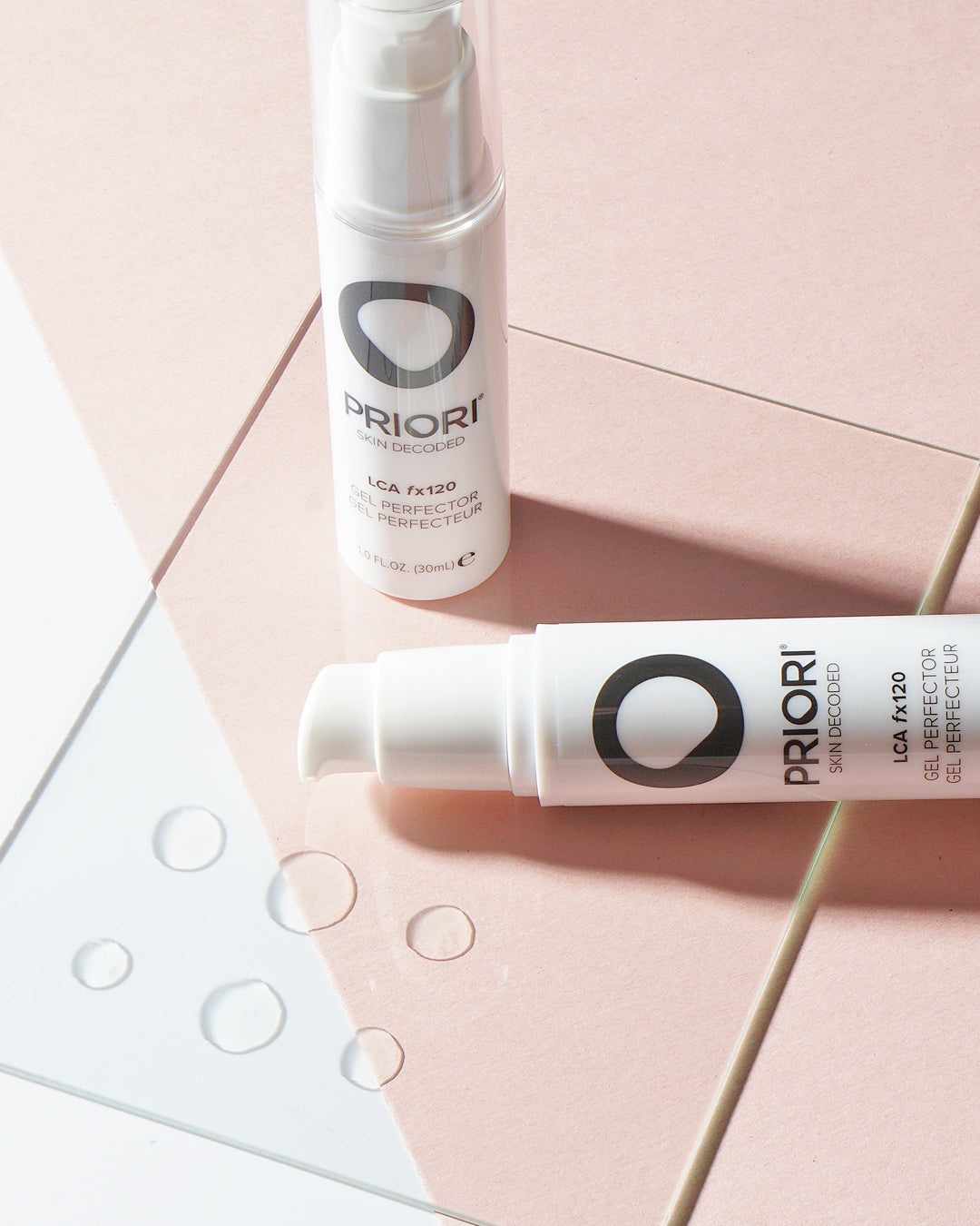 PRIORI fx120 Gel Perfector Adult Acne and Breakout Treatment and Skin Flatlay 4