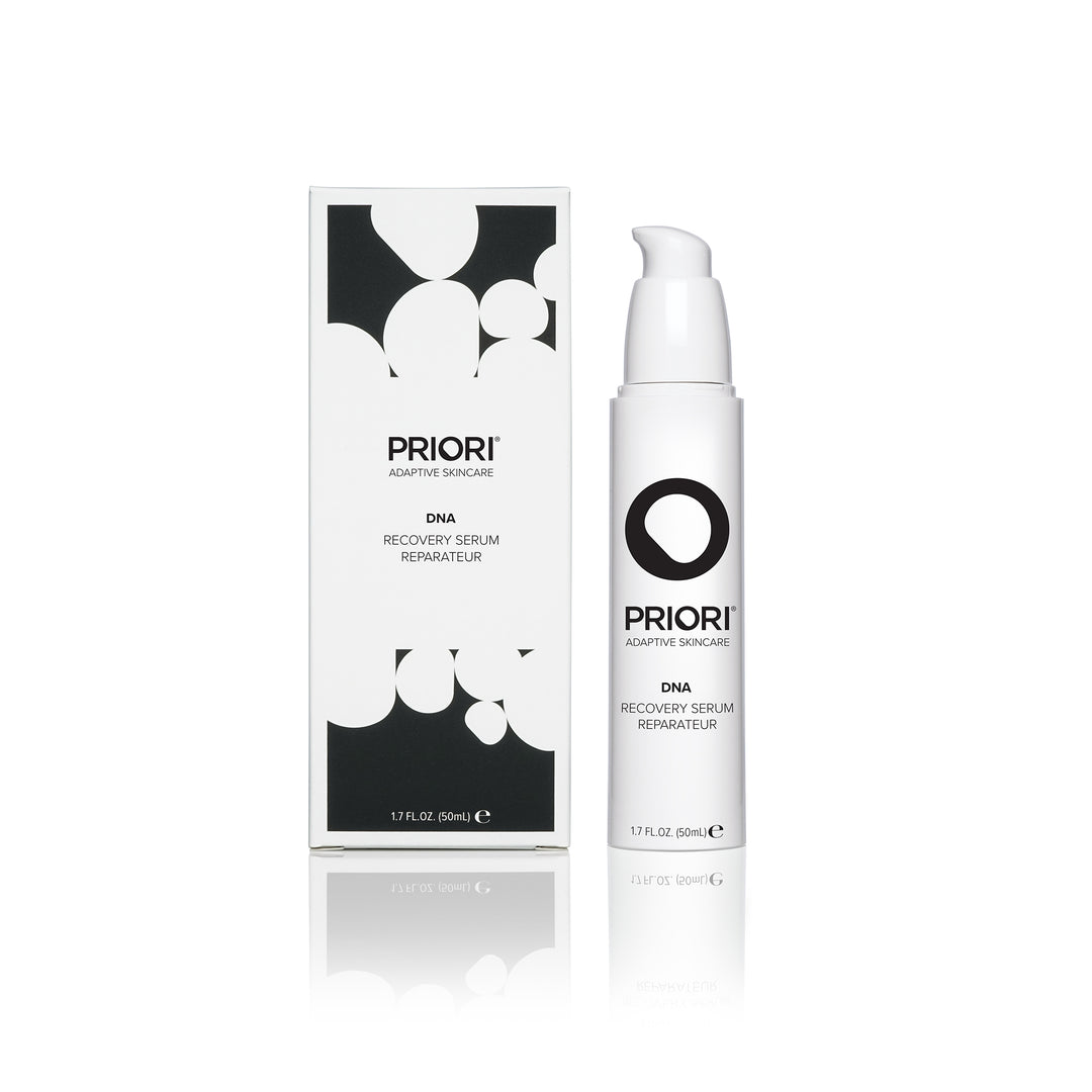 PRIORI DNA Recovery Face Serum Product and Packaging 1