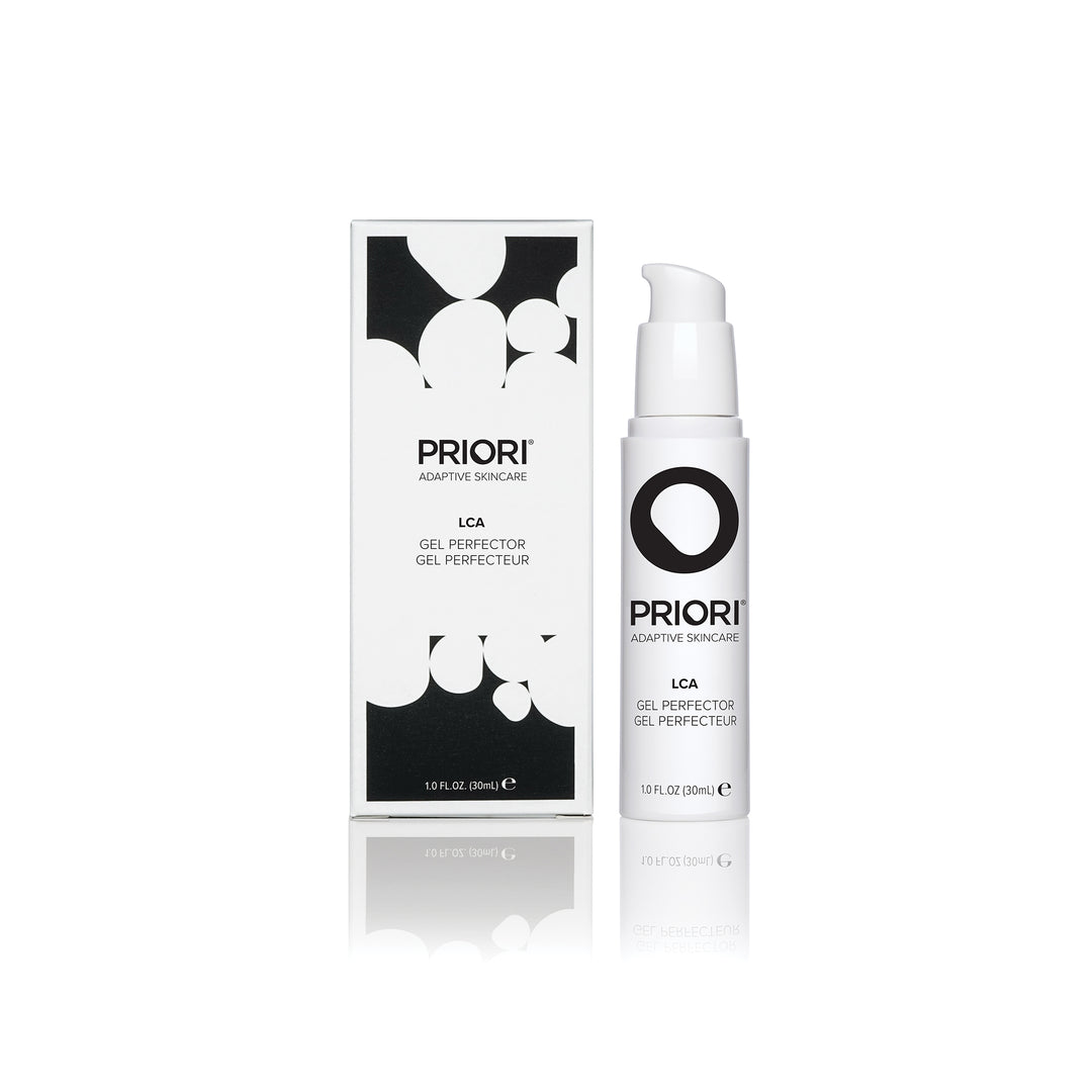 PRIORI Gel Perfector Adult Acne and Breakout Treatment and Skin Corrector Product and Packaging 1